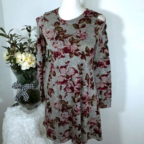 IZ BYER FLORAL CUTOUT DRESS SZ.XS EUC - Picture 2 of 6